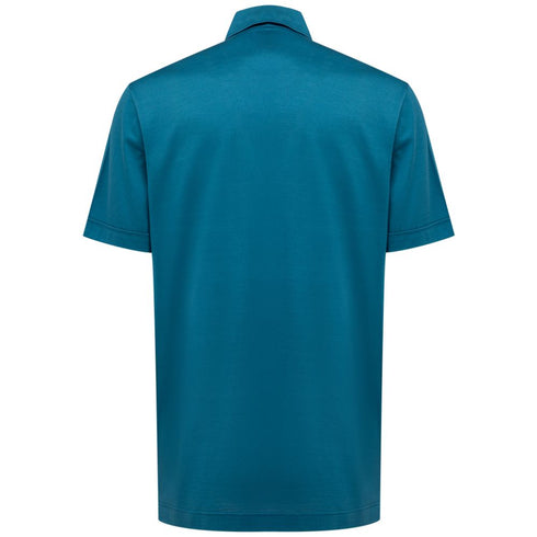 Canali Blue Cotton Shirt